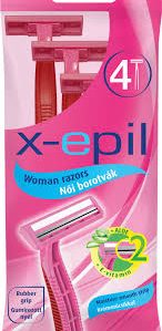 X-Epil eldobható női borotva 2 pengés 4 db