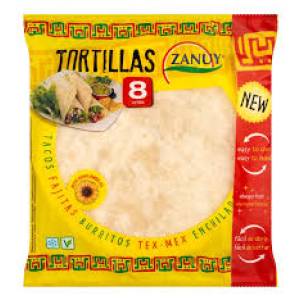 Zanuy teljes kiőrlésű búza tortilla 20 cm 320 g