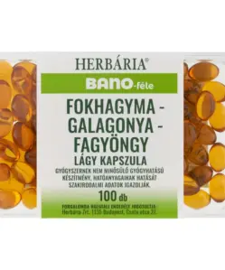 Bánó fokhagyma-galagonya-fagyöngy kapszula 100 db