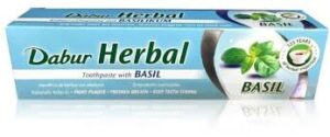 Dabur herbal bazsalikomos fogkrém organikus összetevővel 100 ml
