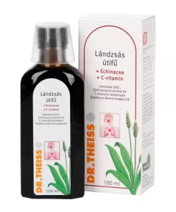 Dr.Theiss lándzsás útifű+echinacea+c-vit folyékony-étrendkiegészítő 100 ml