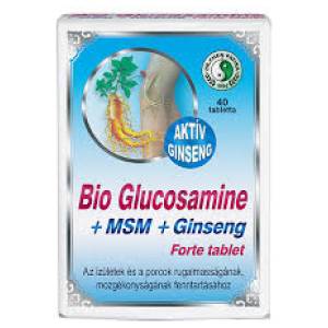 Dr.chen bio glucosamine+msm+ginseng forte tabletta 40 db