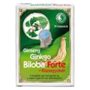 Dr.chen ginseng ginkgo b. forte+rózsagyökér kapszula 30 db
