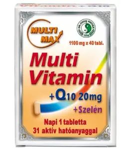 Dr.chen multimax vitamin+q10+szelén tabletta 40 db
