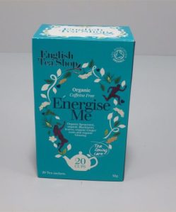 English Tea Shop wellness bio tea energise me koffein mentes 20x1.5g 30 g