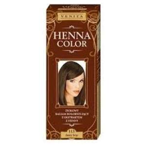 Henna Color szinező hajbalzsam nr 113 világosbarna 75 ml