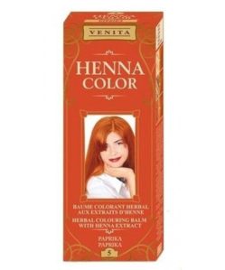 Henna Color szinező hajbalzsam nr 5 paprika vörös 75 ml