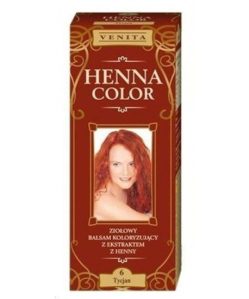 Henna Color szinező hajbalzsam nr 6 tizian 75 ml