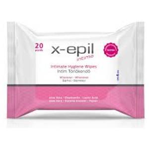X-Epil intim törlőkendő 20 db