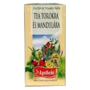 Apotheke tea torokra és mandulára 20x1,5g 30 g