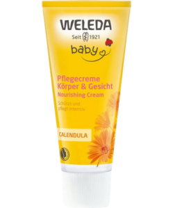 Weleda bio körömvirágos natúr babakrém arcra, testre 75 ml
