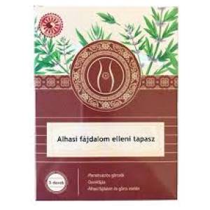Sun Moon alhasi fájdalom elleni tapasz (menstruációs görcsök,derékfájás,alhasi fájdalom és görcs ellen) 5 db
