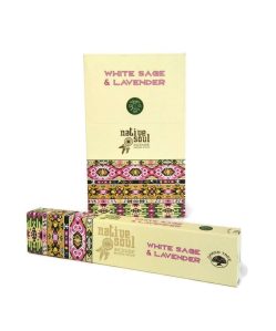 Green Tree füstölő pálcás native soul white sage lavender 15 g