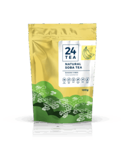 24tea banana vibes soba tea banános hajdina tea 100 g