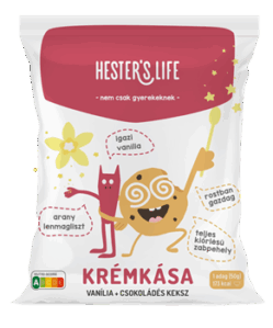 Hester`s Life zabkása vaníliás-csokoládés kekszes krémkása 50 g