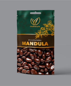 Real Nature étcsokoládés mandula 75 g