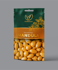 Real Nature karamellás mandula 75 g