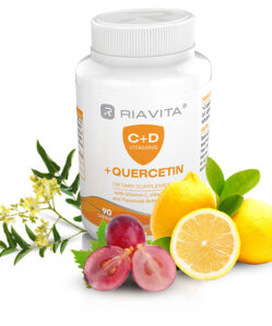 Riavita C+D Vitamin Quercetinnel 90 kapszula