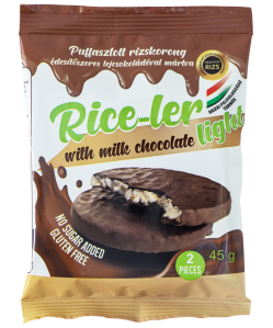 rice ler puffasztott rizskorong edesitoszeres tejcsokoladeval martva 45 g i227542
