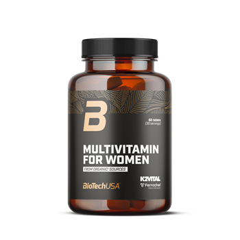 biotech multivitamin for women from organic sources tabletta 60 db i240609