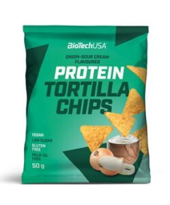 biotech protein tortilla chips hagymas tejfolos 50 g i240633