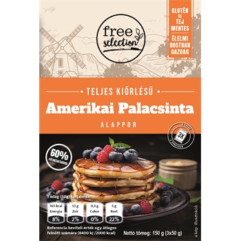 free selection teljes kiorlesu amerikai palacsinta alappor 3x50g 150 g i239945