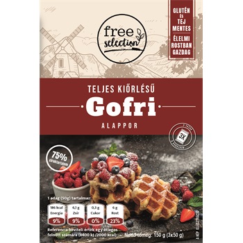 free selection teljes kiorlesu gofri alappor 3x50g 150 g i239941