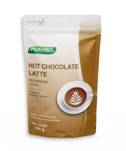 nutriqa bio koffeinmentes vegan gomba kakao latte 125 g i241349