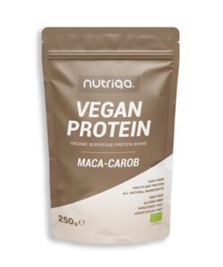 nutriqa bio vegan maca carob protein shake 250 g i241377