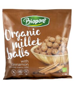 biopont bio extrudált kölesgolyó fahéjas 60 g