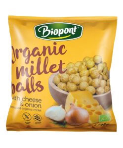 biopont bio extrudált kölesgolyó sajtos hagymás 75 g