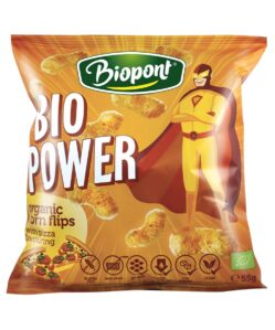 biopont bio power extrudált kukorica pizza ízesítéssel 55 g