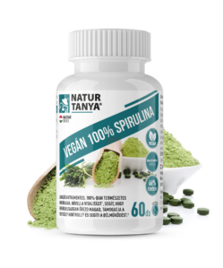 natur tanya vegán 100% spirulina 500mg tabletta