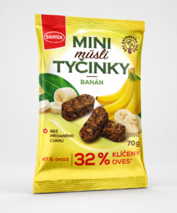 semix mini müzlifalatok csíráztatott zabpehellyel,banános