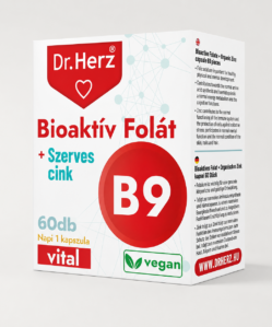 dr.herz bioaktív folát+szerves cink kapszula 60 db