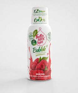 fruttamax bubble12 málna light 500 ml