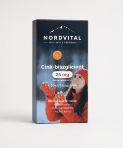 nordvital cink biszglicinát+réz kapszula 60 db