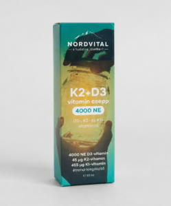 nordvital d3+k2 vitamin csepp 60adag 30 ml