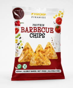 popcrop protein piramis snack barbecue