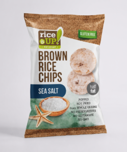 rice up barna rizs chips tengeri sós ízű 60 g