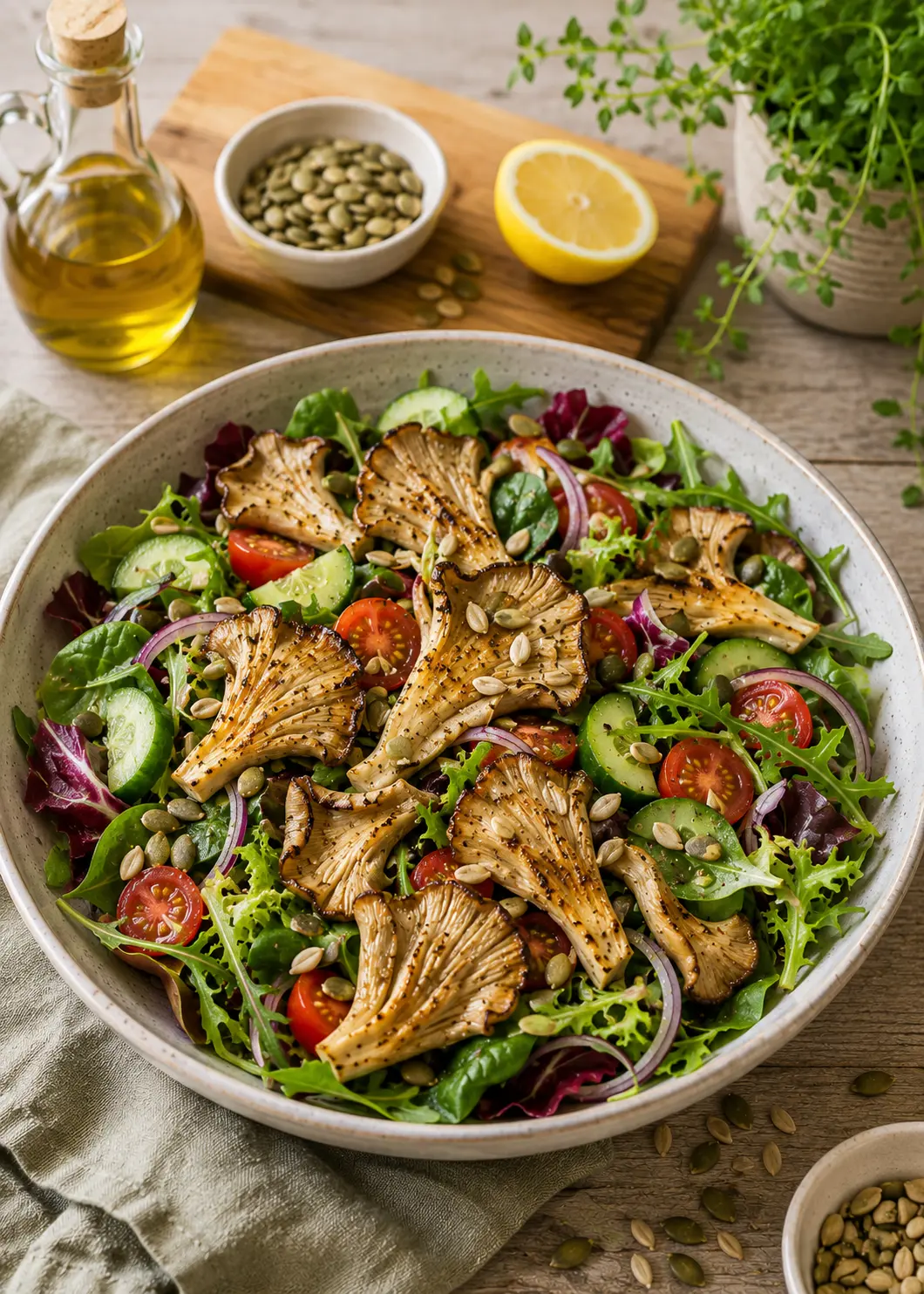 laskagomba salata