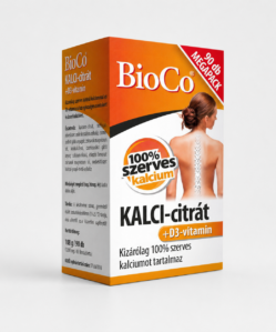 bioco kalci citrát+d3 vitamin 90db