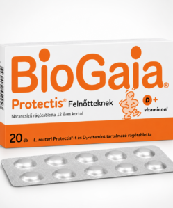 biogaia protectis felnőtteknek d vitaminnal rágótabletta narancs ízű 20 db