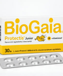 biogaia protectis junior rágótabletta d vitaminnal narancs ízű 30 db