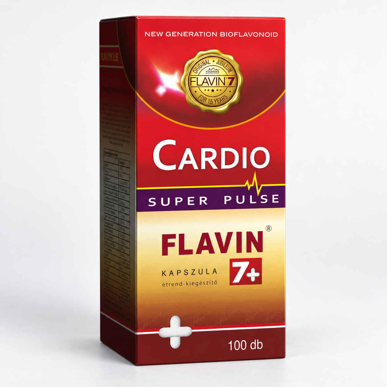 cardio super flavin 7+ kapszula 100 db