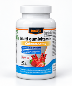 jutavit multivitamin gumivitamin cukormentes eper ízű 50 dbcvitamin