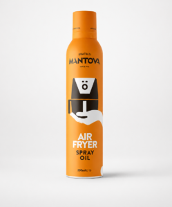 mantova airfryer forrólevegős sütőolaj spray 200ml