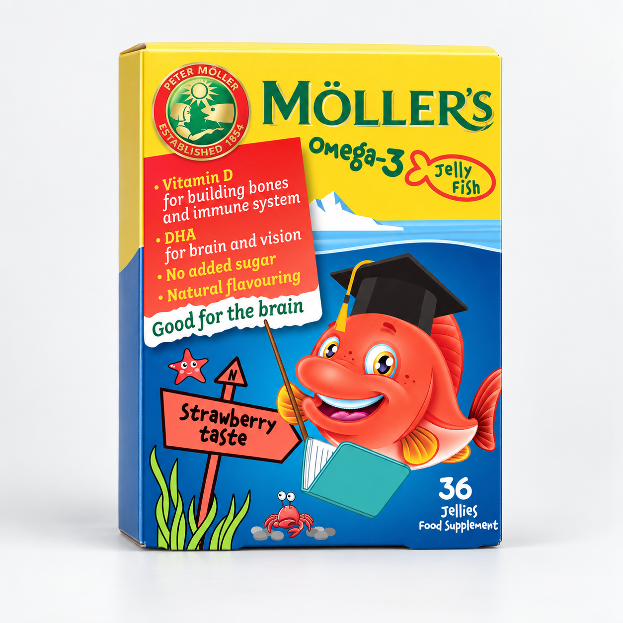 möllers omega 3 halacska gumivitamin étrend kiegészítő gyerekeknek d vitaminnal, eper ízesítéssel 36 db