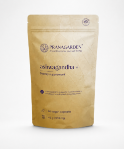 pranagarden ashwagandha+ gyógynövény kapszula 90db
