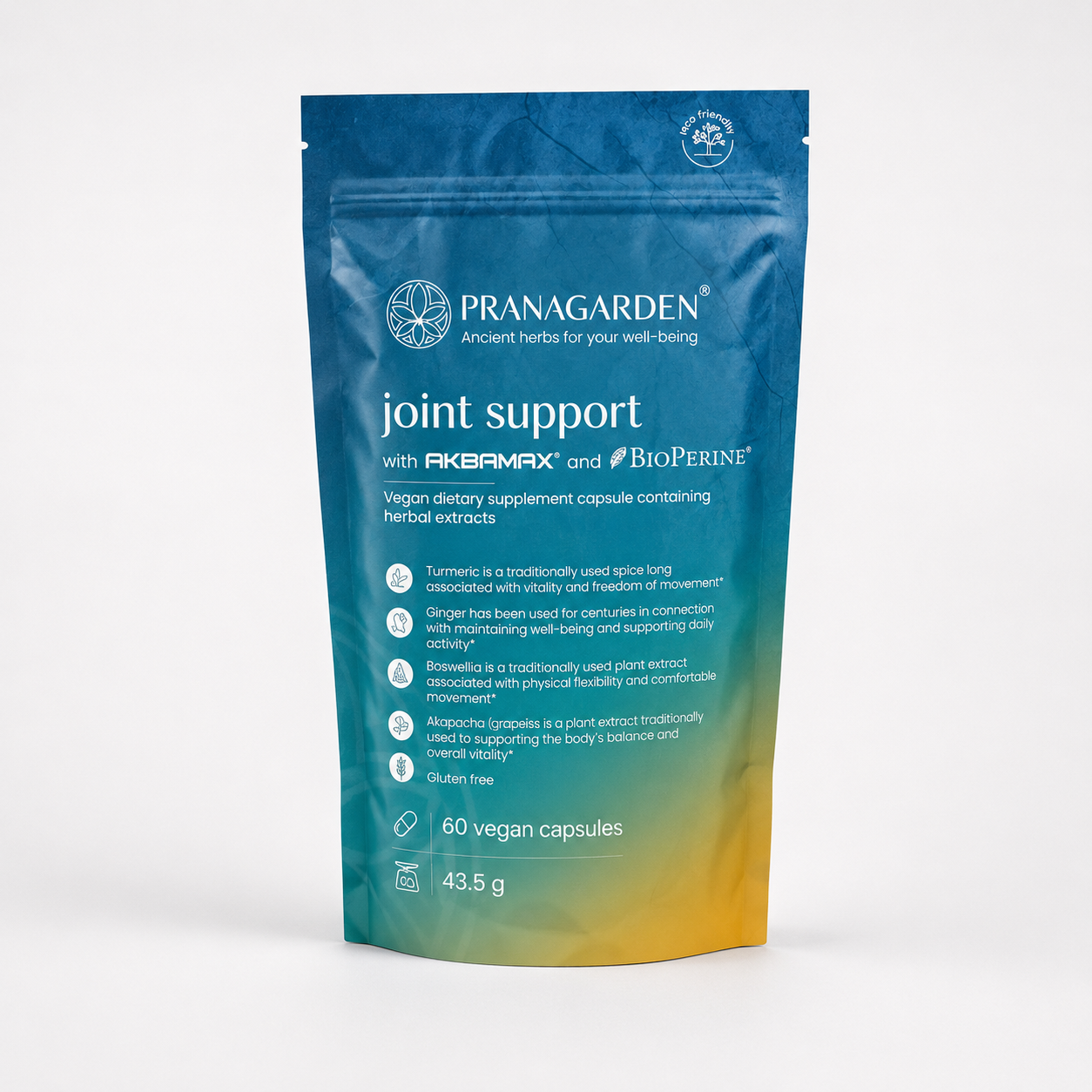 pranagarden joint support prémium ízület és mozgástámogató gyógynövény komplex kapszula 60db